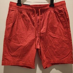Banana Republic Pull On Deck Shorts, Salmon Colored, Large/Tall